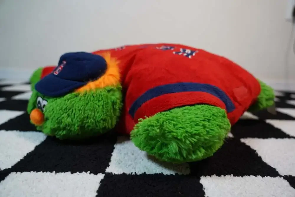 Pillow Pets Boston Red Sox Wally the Green Monster Plush Mascot Pillow